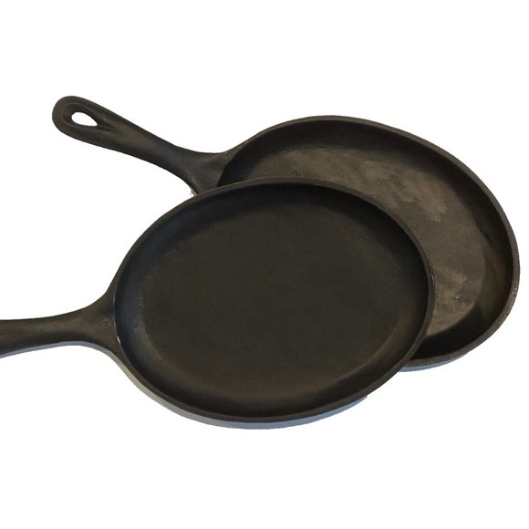 2 -New Star Foodservice Commerical Grade Cast Iron Fajita Skillet Japanese Steak - Picture 1 of 8